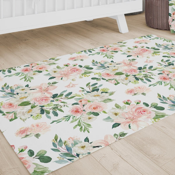 Woodland Meadows Nursery Rug - gender_girl, Theme_Floral, Theme_Woodland