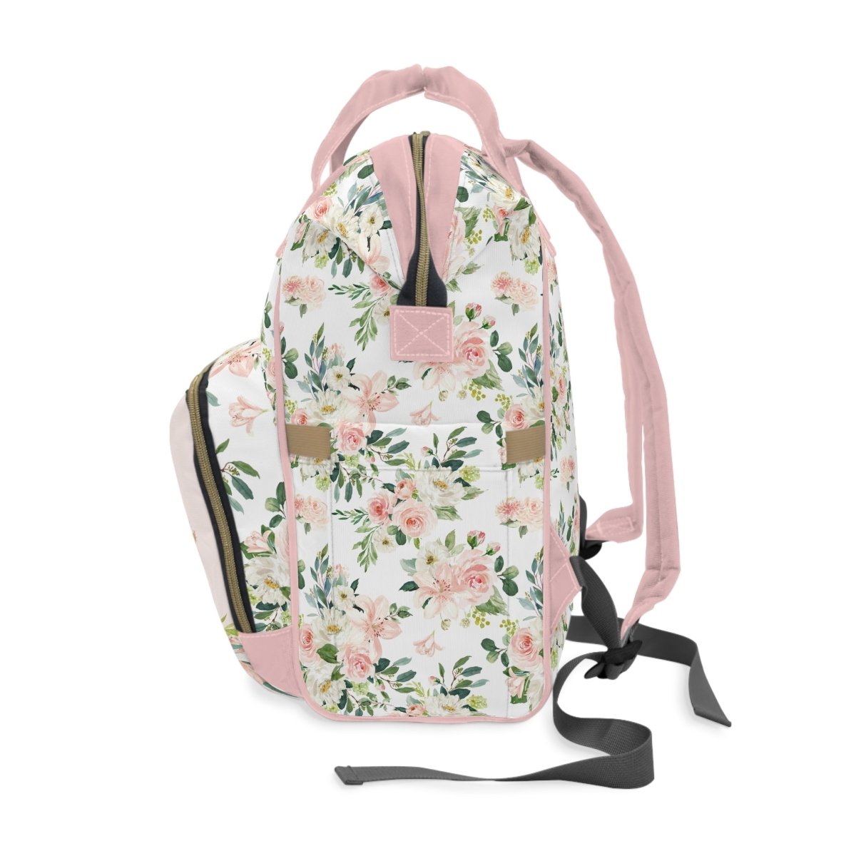 Woodland Meadows Personalized Backpack Diaper Bag - gender_girl, text, Theme_Floral